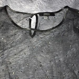 Sequences black see through top!